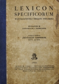 Lexicon Specificorum 1950 r