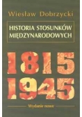 Historia stosunków międzynarodowych 1815 1945