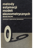 Metody estymacji modeli ekonometrycznych