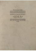 Studien der Bibliothek Warburg. Idea, 1924r.