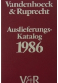 Vandenhoeck Ruprecht Auslieferungs Katalog