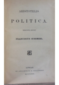 Aristotelis Politica, 1882 r.