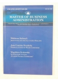 Master of business administration
