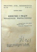 Kierunki i prądy pedagogiki współczesnej 1938 r