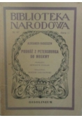 Podróż z Petersburga do Moskwy