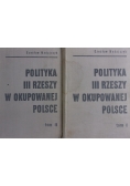 Polityka III Rzeszy w okupowanej Polsce. Zestaw 2 książek