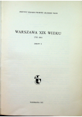 Warszawa XIX wieku 1795 1918 Zeszyt 2
