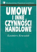Umowy i inne czynności handlowe