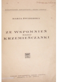 Ze wspomnień małej Krzemieńczanki