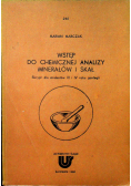 Wstęp do chemicznej analizy minerałów i skał