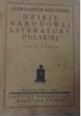 Dzieje narodowej literatury polskiej. Część 2, 1924 r.