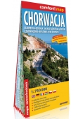 Chorwacja Słowenia, Bośnia i Hercegowina, Serbia, Czarnogóra, Kosowo, Macedonia laminowana mapa samochodowa