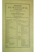 Przewodnik po Warszawie, reprint z 1857 r.