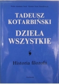 Dzieła wszystkie.Historia filozofii
