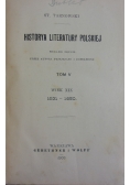 Historia literatury polskiej, 1906 r.