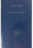 Memoires D'espoir, Le renouveau 1958 1962