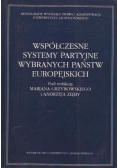 Współczesne systemy partyjne wybranych państw Europejskich