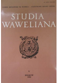 Studia waweliana V