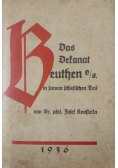 Das Dekanat Beuthen 1935r.