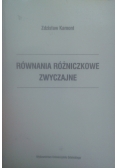 Równania różniczkowe zwyczajne