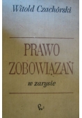 Prawo zobowiązań w zarysie