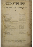 Construire etudes et croquis 1941 r.