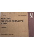 Mapa złóż surowców mineralnych Polski