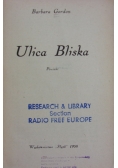 Ulica Bliska