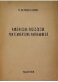 Kanoniczna przeszkoda pokrewieństwa naturalnego