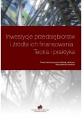 Inwestycje przedsiębiorstw i źródła ich finansowania