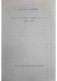 Wspomnienia i dokumenty 1877  1920