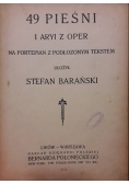 49 pieśni i Aryi z oper na fortepian z podłożonym tekstem