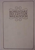 Komentarz do czytań mszalnych