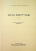 Studia semiotyczne XVIII