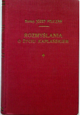 Rozmyślania o życiu kapłańskiem 1936 r