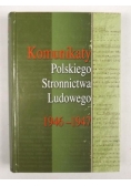 Komunikaty Polskiego Stronnictwa Ludowego 1946-1947