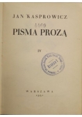 Pisma prozą, 1931 r.