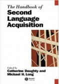 The handbook of second language acquisition