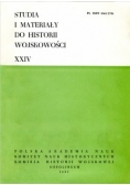 Studia i Materiały do Historii Wojskowości XXIV