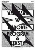 Warszawa w budowie. Program i teksty