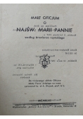 Małe oficjum o Najświętszej Marii Pannie 1947 r.