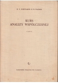 Kurs Analizy Współczesnej Cz I