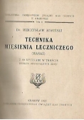 Technika mięsienia leczniczego (masaż), 1927r.