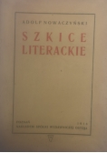 Szkice literackie, 1918 r.