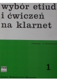 Wybór etiud i ćwiczen na klarnet 1