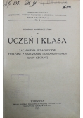 Uczeń i klasa 1923 r.