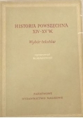 Historia powszechna XIV-XV w.