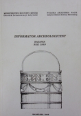 Informator archeologiczny. Badania 1989