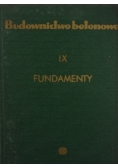 Budownictwo betonowe IX Fundamenty