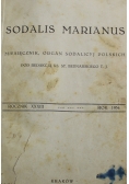 Sodalis Marianus Miesięcznik Organ Sodalicyj Polskich  1934 r
